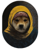 Dogwithhat portrait